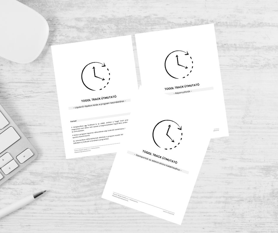 Toggl Track - időmérő program - útmutató